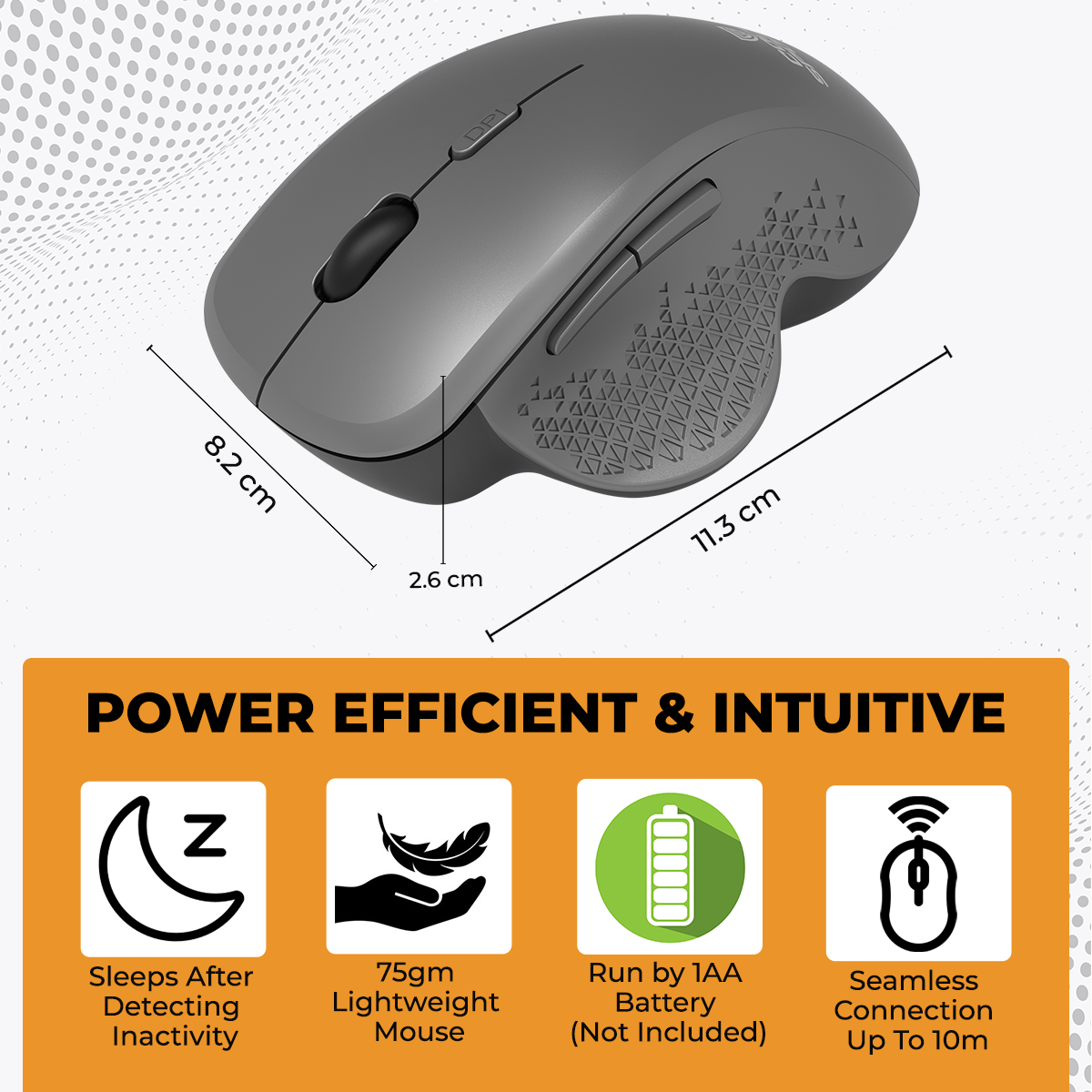 Rock Ergonomic Wireless Mouse