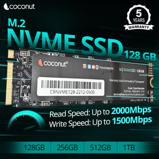 128GB NVMe PCIe SSD (2280)