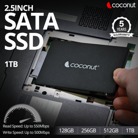 1TB 2.5-inch SATA SSD storage device for fast performance