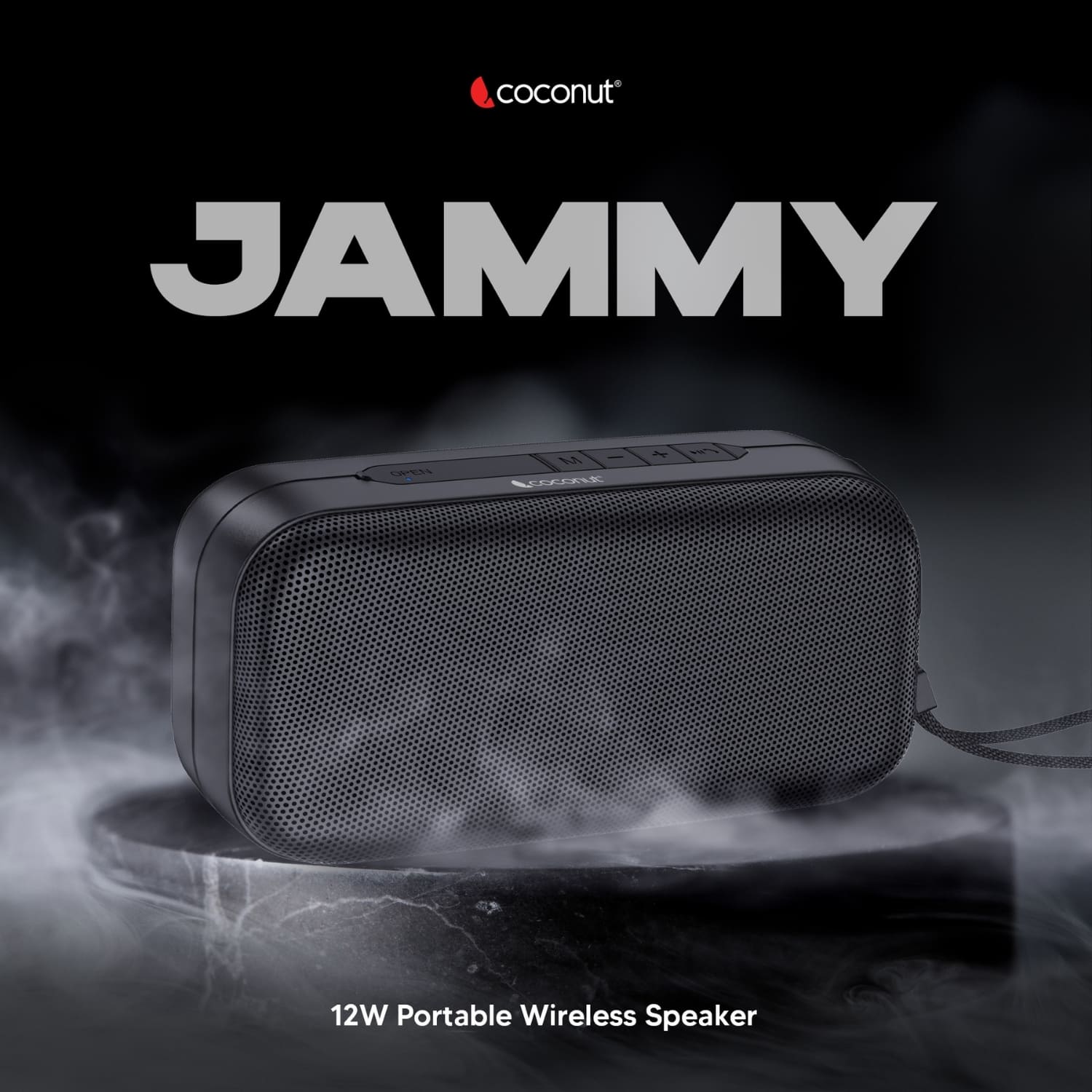 JAMMY 12W Wireless Speaker with USB & AUX connectivity options