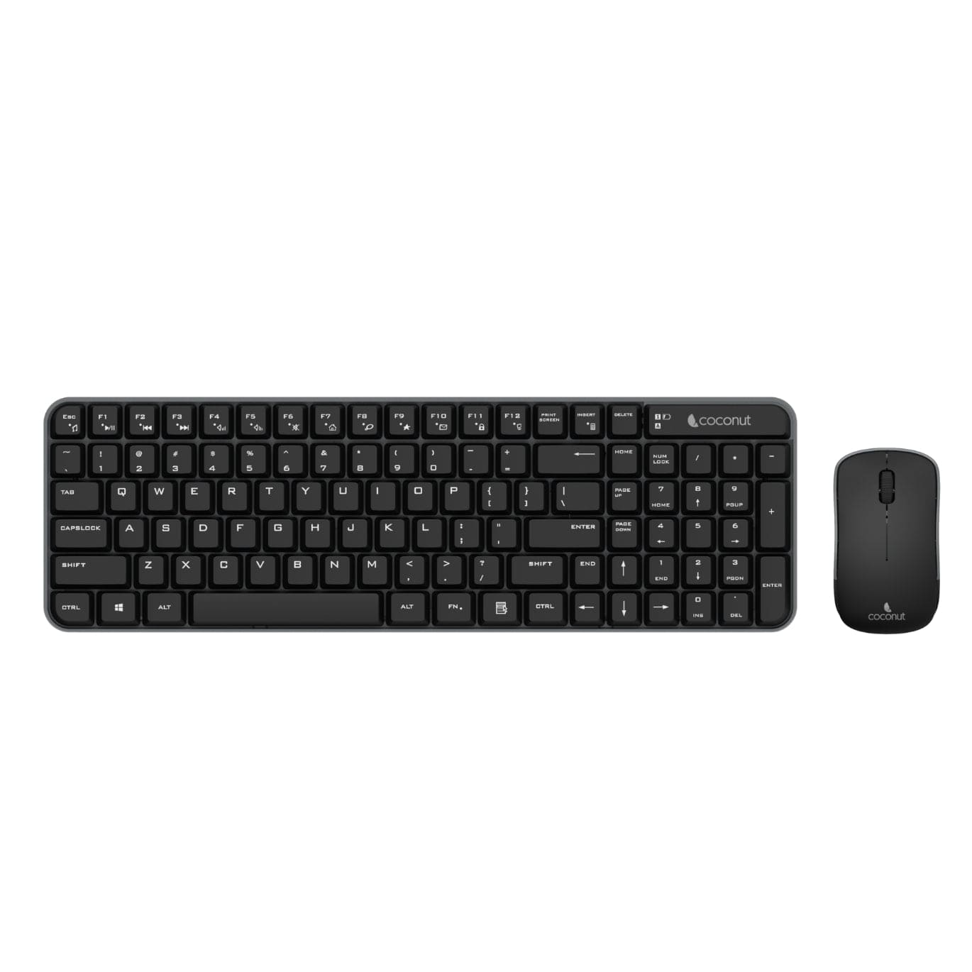 Desire 2.0 Wireless Compact Combo: sleek design, portable keyboard and mouse