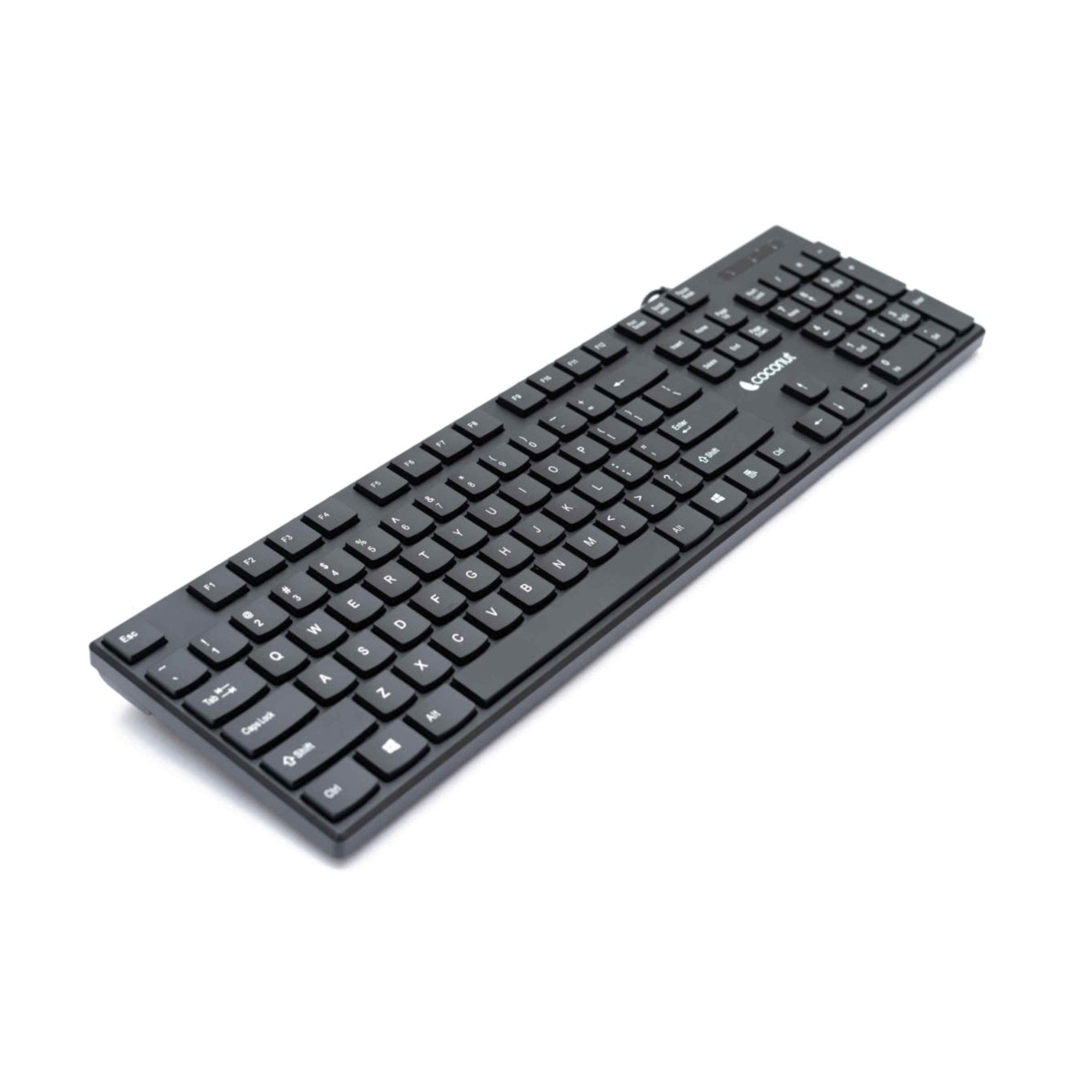 K22 Full Sized Wired Chocolate Keyboard, 104 Keys