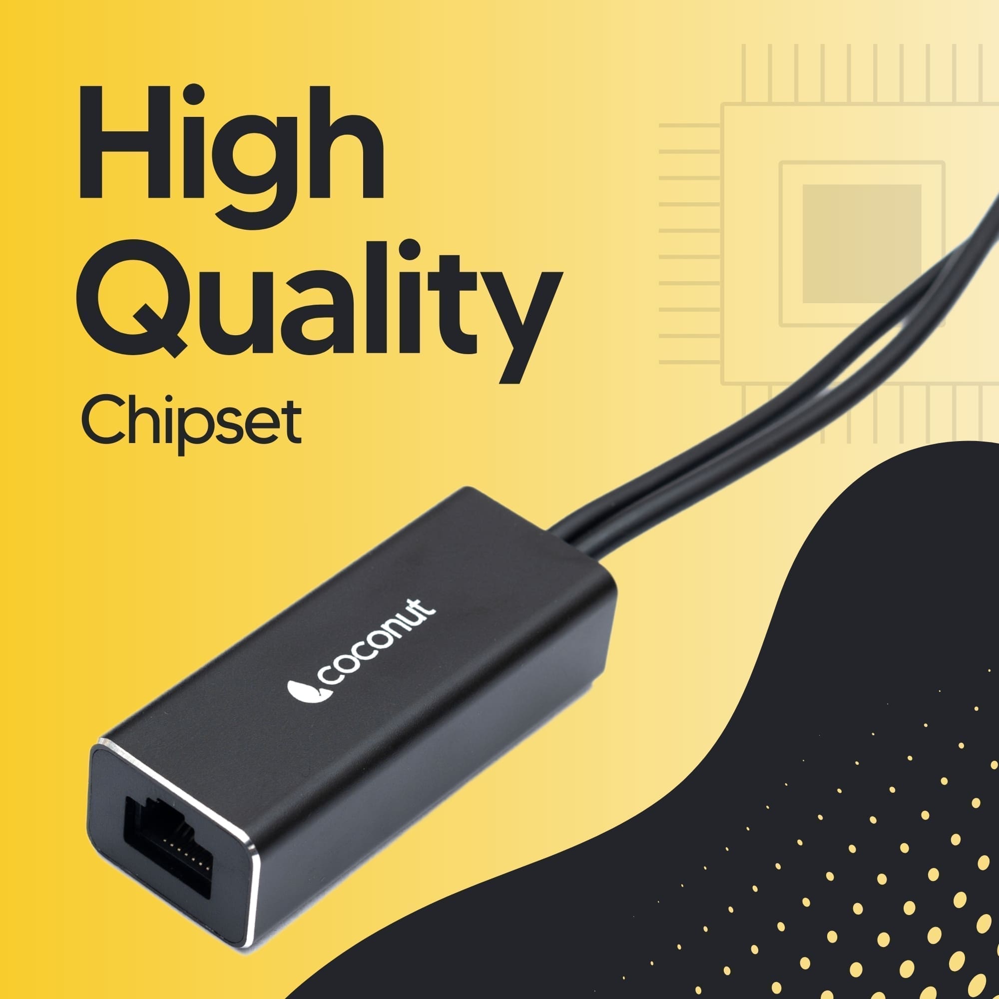GLM04 USB/MicroUSB Ethernet Adapter for fast internet connectivity