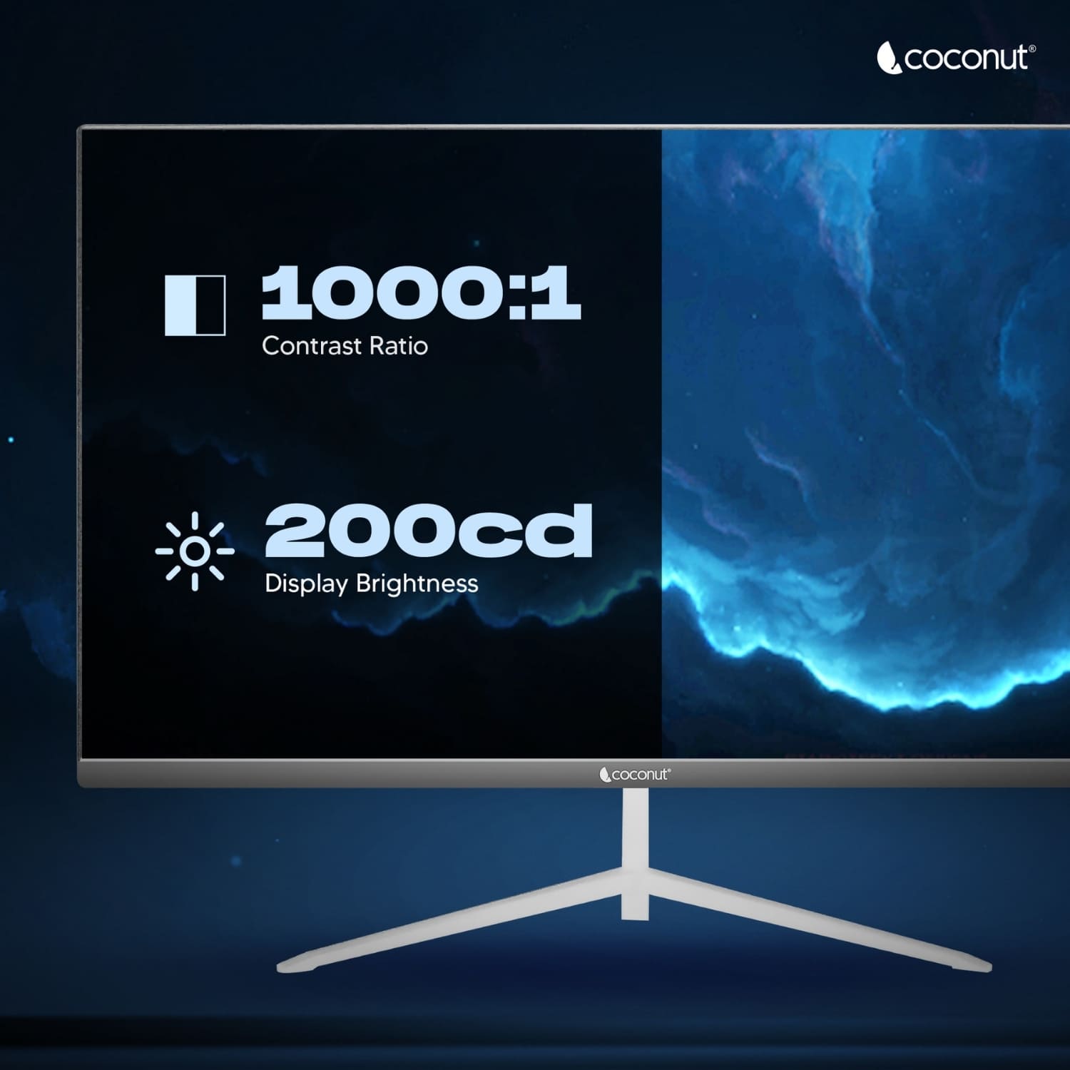 27" LED Frameless Ultra Slim HD Monitor, 75Hz, 1080p