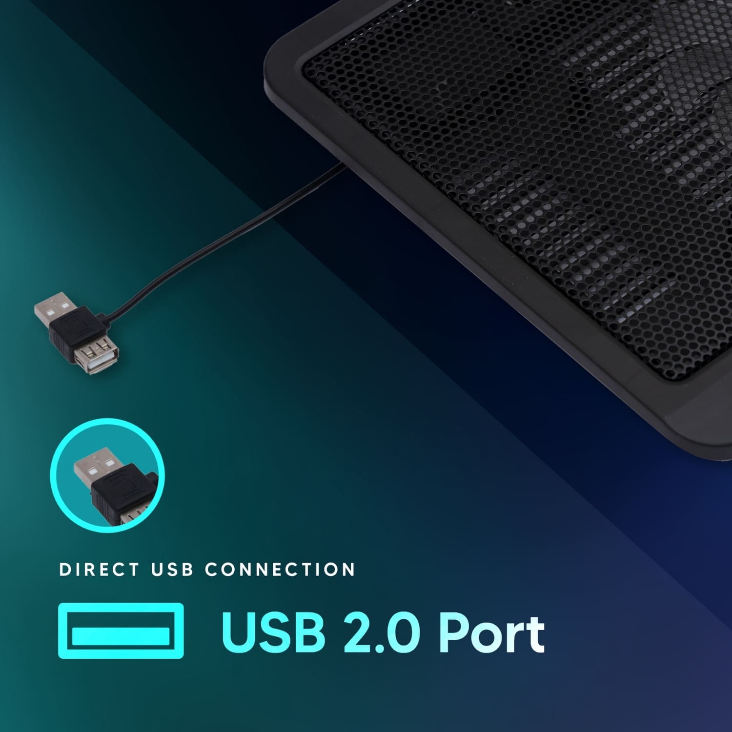 Flow11 Laptop Cooling Pad with adjustable fan for efficient cooling