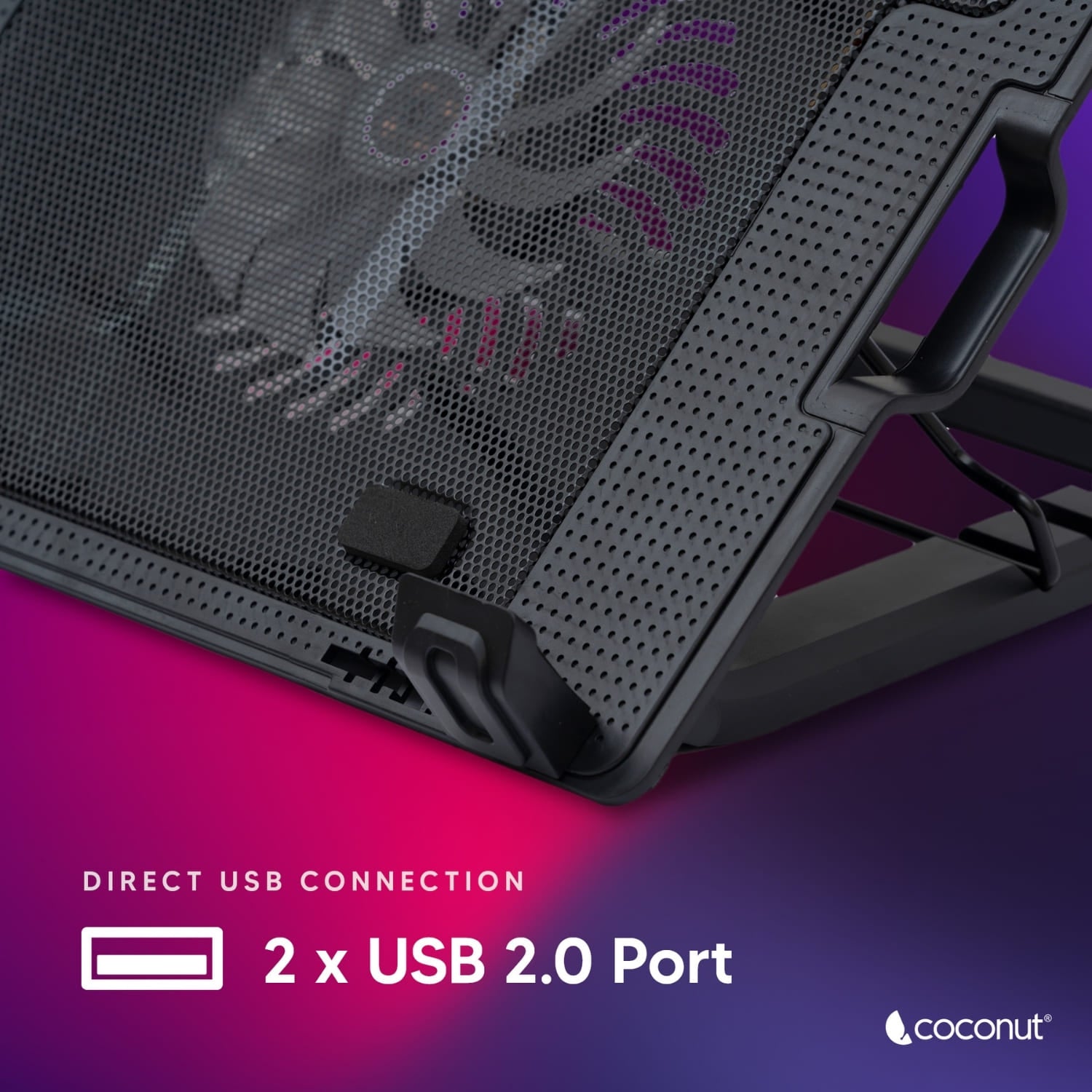 Flow 12 Laptop Cooler Pad for enhanced cooling and heat dissipation