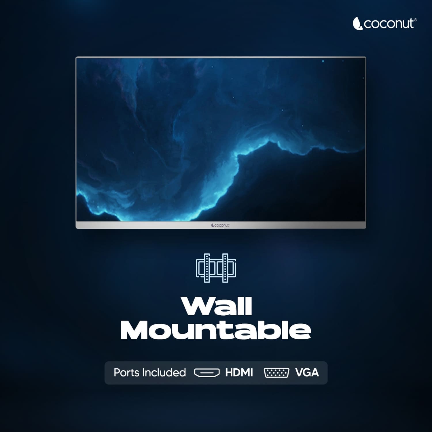 27" LED Frameless Ultra Slim HD Monitor, 75Hz, 1080p