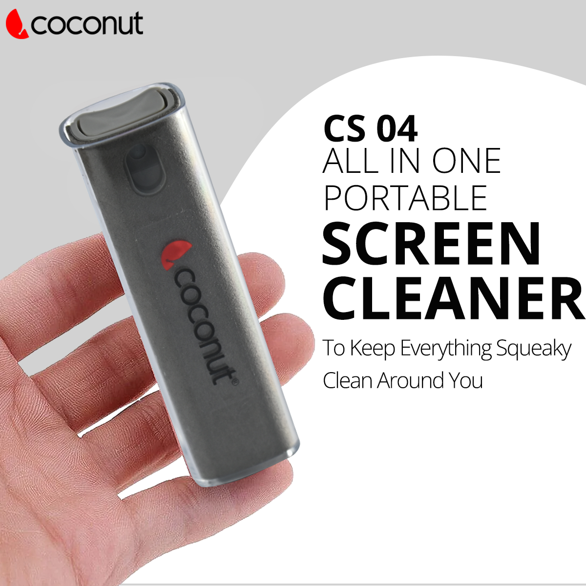 CS04 All-in-One Portable Screen Cleaner for devices