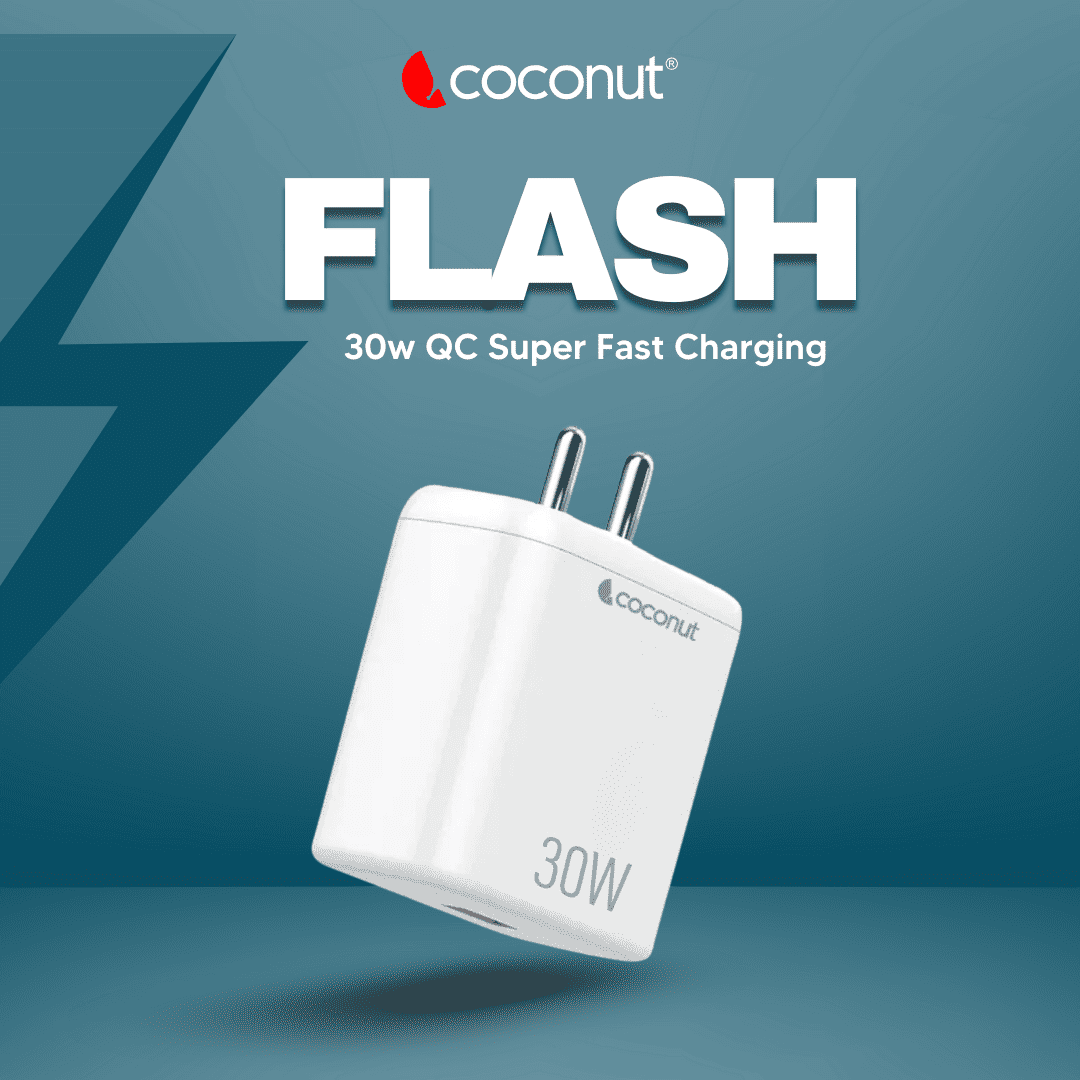 FLASH adapter 100-240V 50/60Hz, 1 USB port, 30W, USB A support