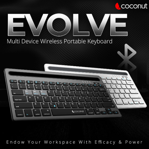 Wireless Evolve multi-device keyboard for seamless device switching