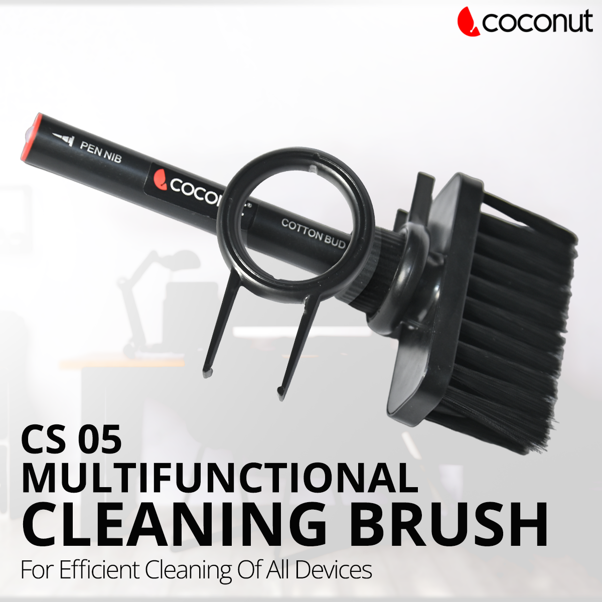 CS05 5-in-1 cleaning brush for efficient device cleaning