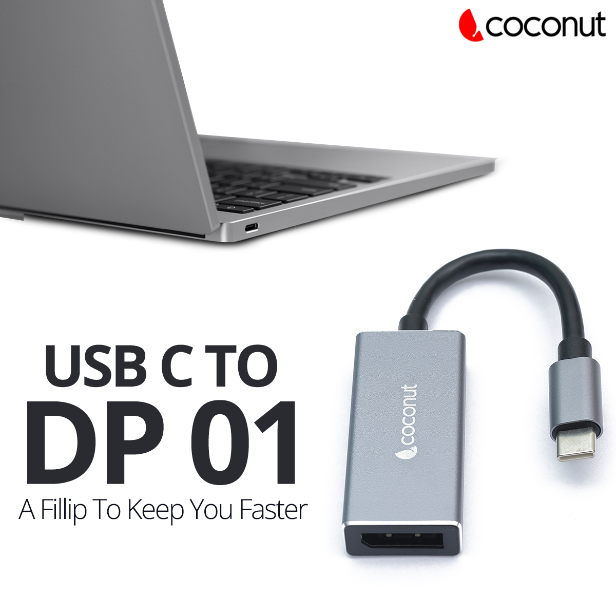 Type C to 4K HDMI Adapter for high-quality video output
