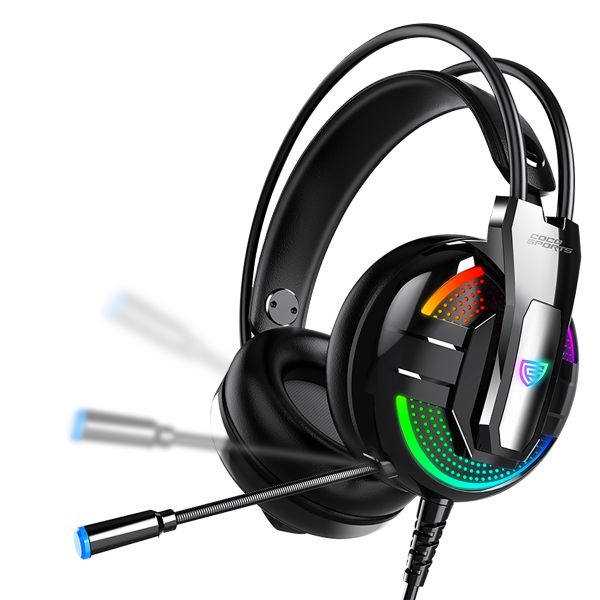 GH1 Enigma RGB Gaming Headset with customizable lighting and design