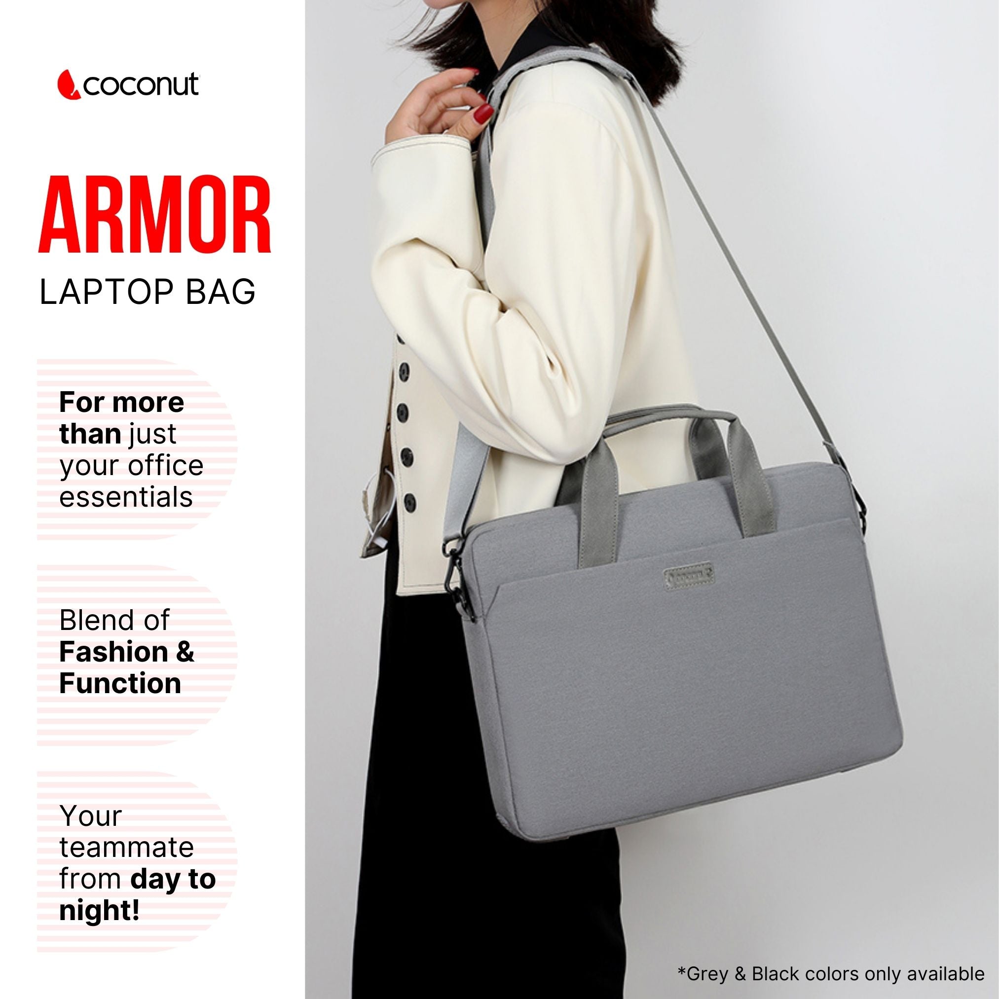 Stylish and durable armor laptop bag for safe storage