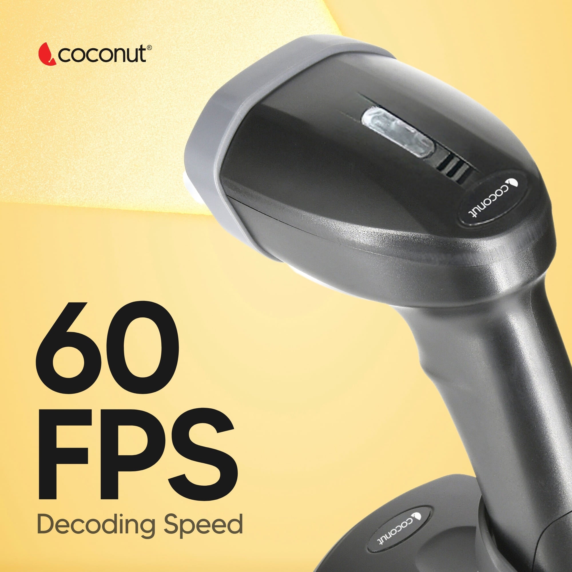 SCANNY 3 Wireless 1D/2D Scanner with sleek design and ergonomic grip