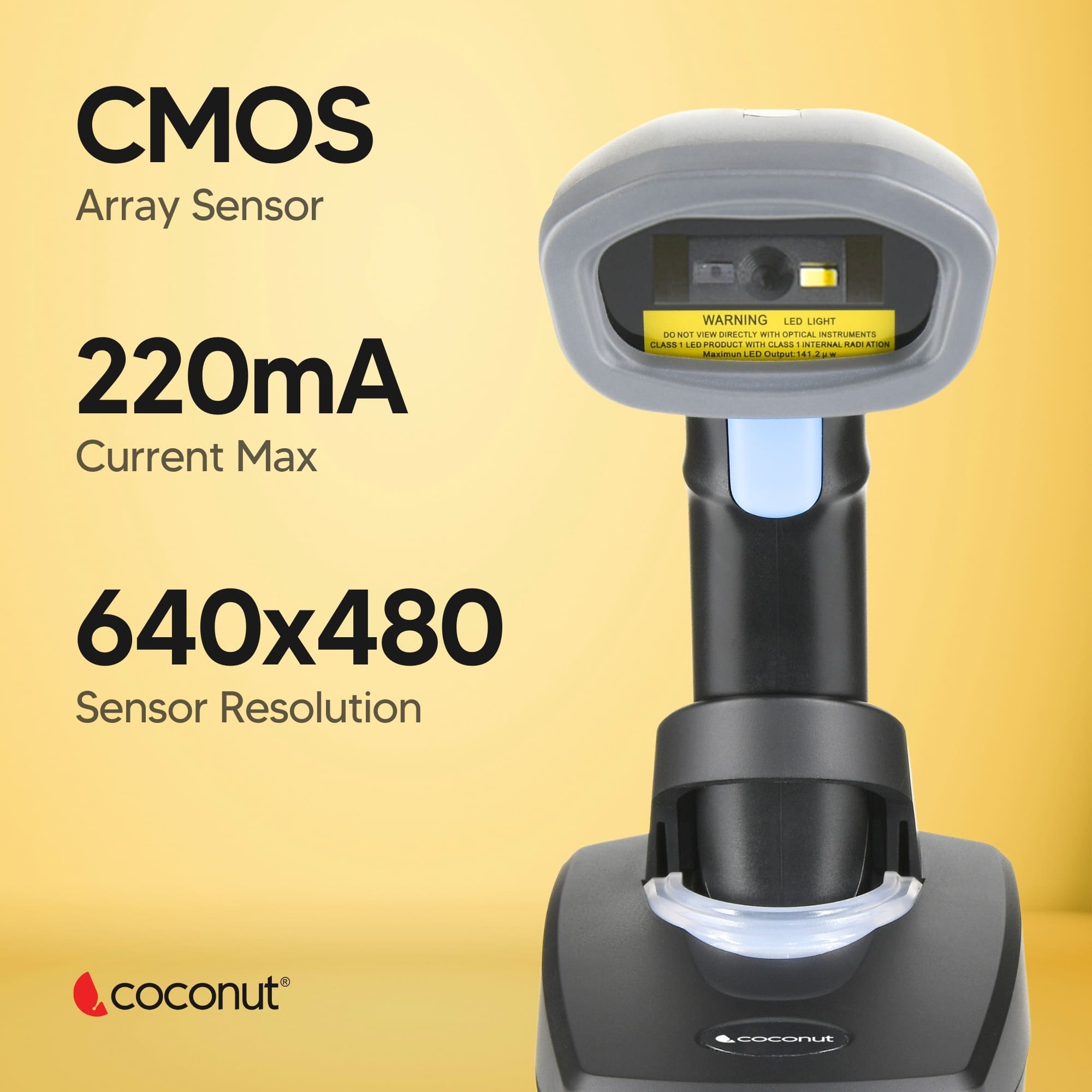 SCANNY 3 Wireless 1D/2D Scanner with sleek design and ergonomic grip