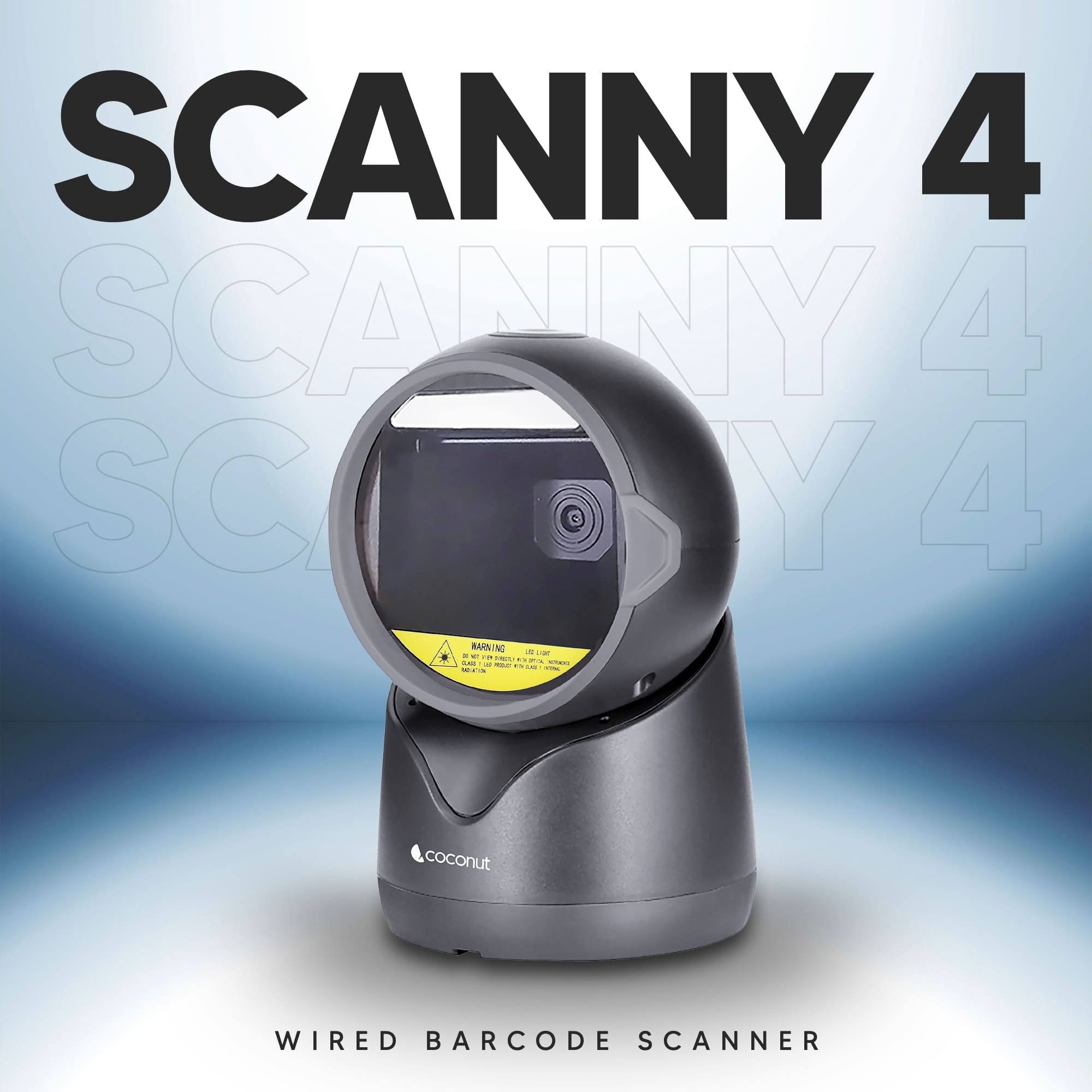 SCANNY 4 Wireless 1D/2D Scanner with sleek design and robust features