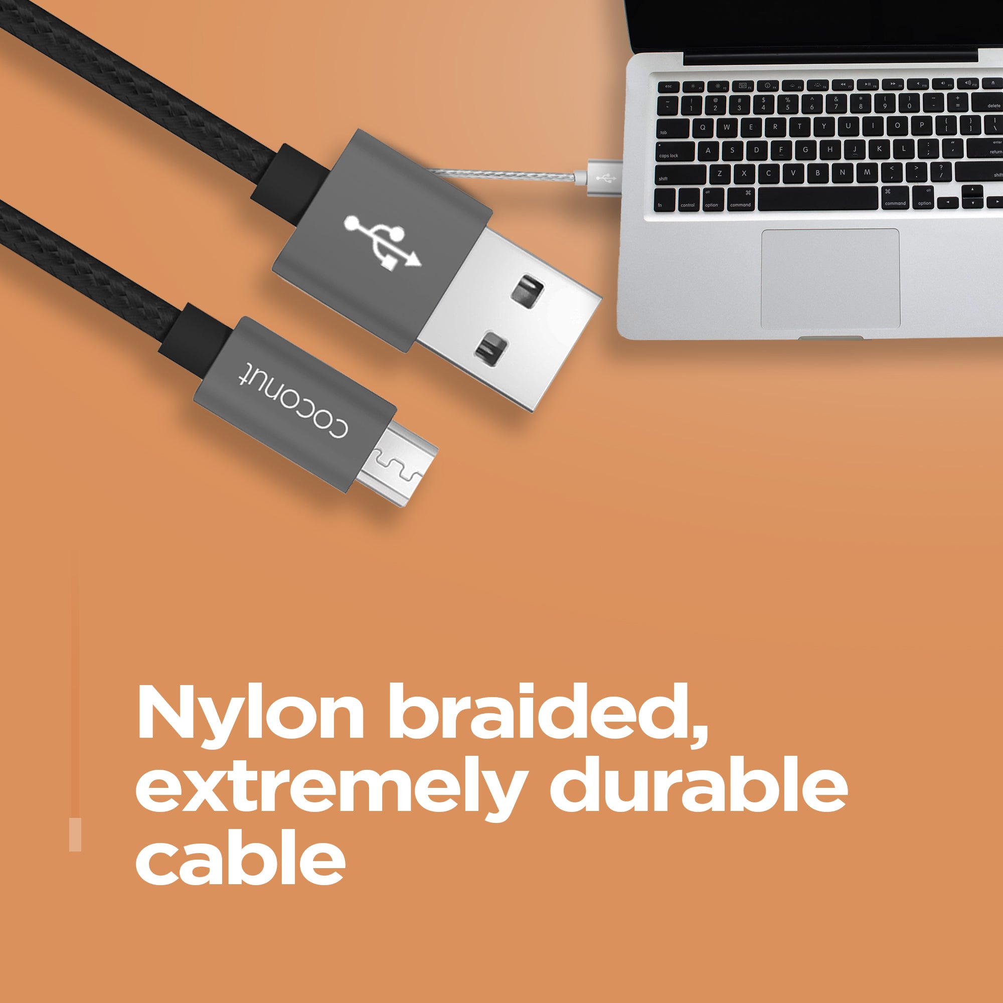 C12 Micro USB Charge & Sync Cable - 1M