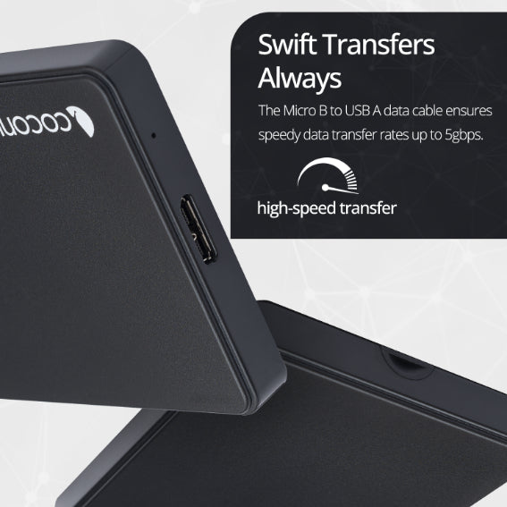 SC08 2.5-inch HDD/SSD USB 3.0 SATA casing for fast data transfer