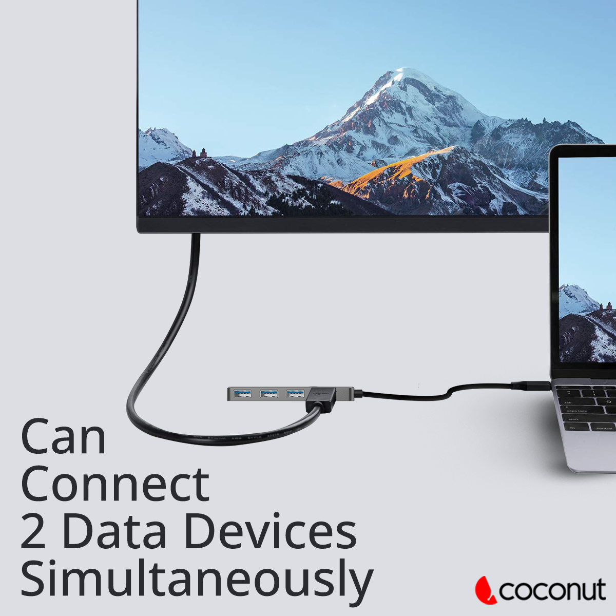 UH22 Taurus 4 Port USB 3.0 Hub, compact and efficient connectivity