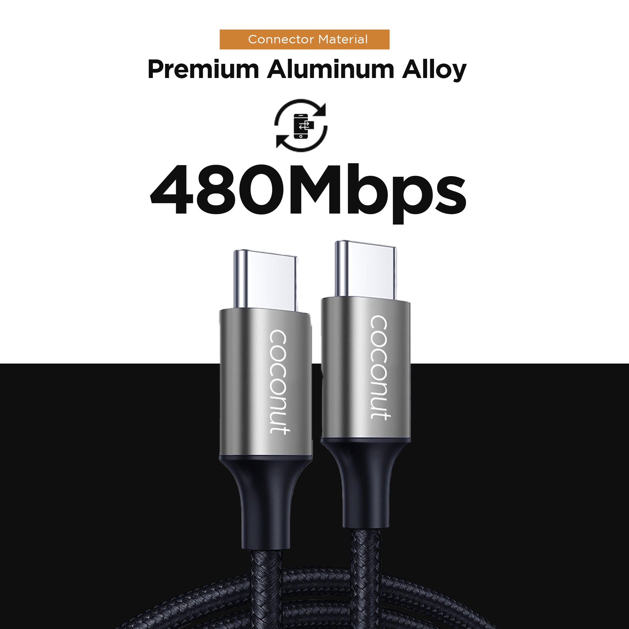 1M C17 USB-C to USB-C 60W Ultra cable for fast charging