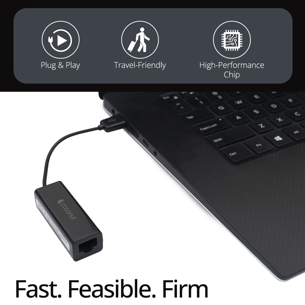 UL01 USB to LAN Ethernet Adapter for wired network connection