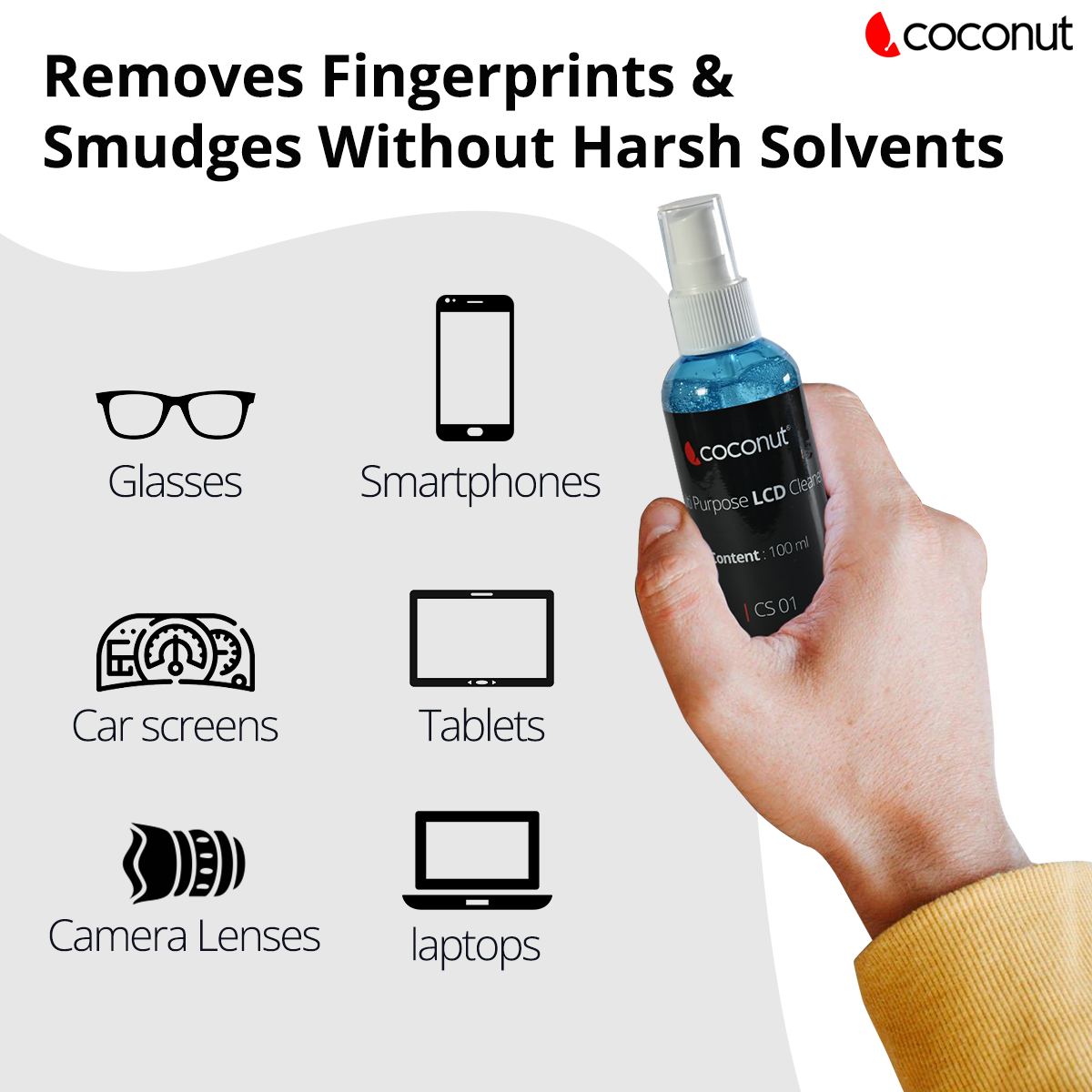 CS01 3-in-1 Cleaning Kit for gadgets and electronic devices