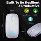 WM12 Stone Rechargeable Wireless Mouse