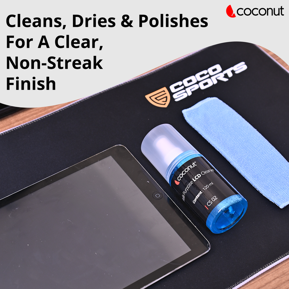CS02 2-in-1 cleaning kit for gadgets and electronics