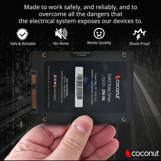 256GB 2.5-inch SATA SSD for fast storage and performance