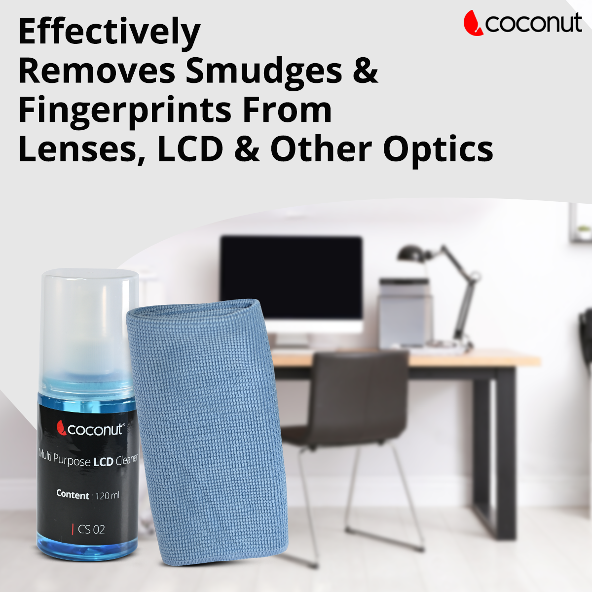 CS02 2-in-1 cleaning kit for gadgets and electronics