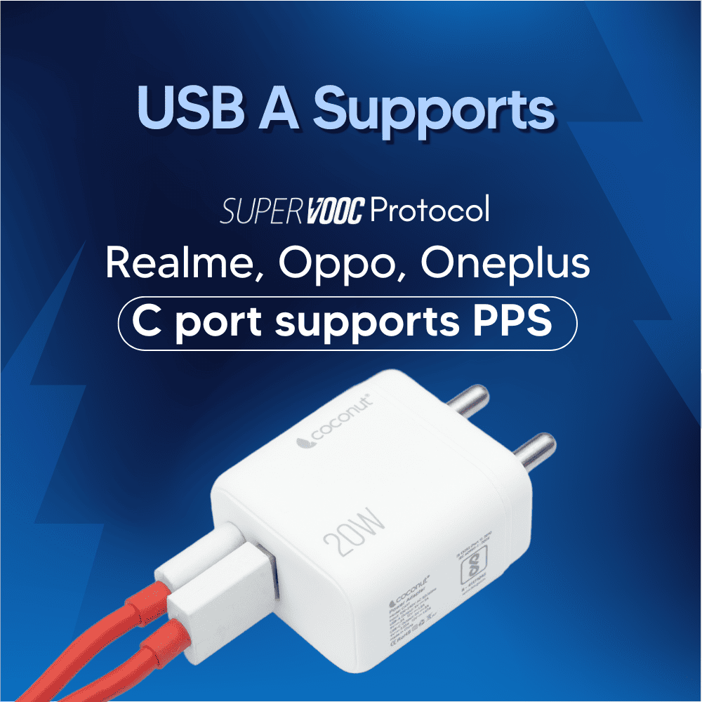 ACCO Adapter 100-240V 50/60Hz with 1USB A, 20W power