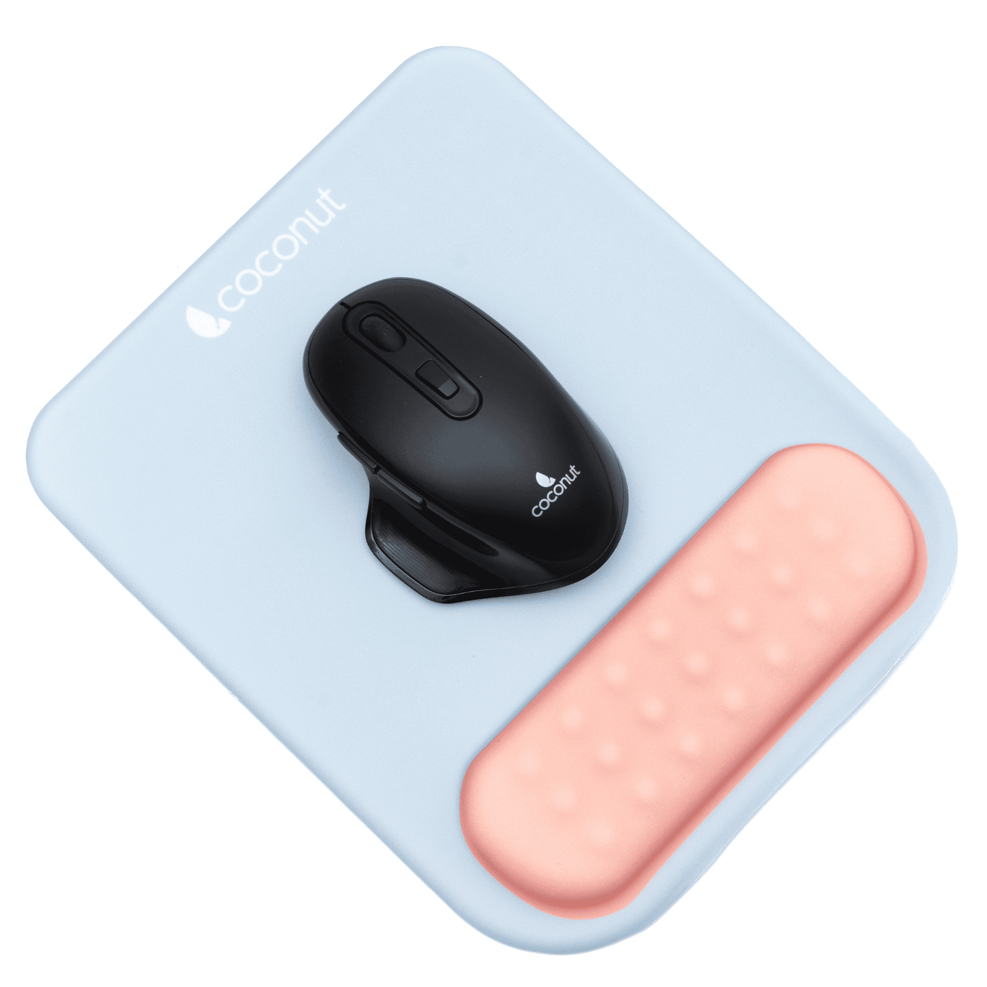 MP04 Gel Mouse Pad with wrist rest for ergonomic support and comfort