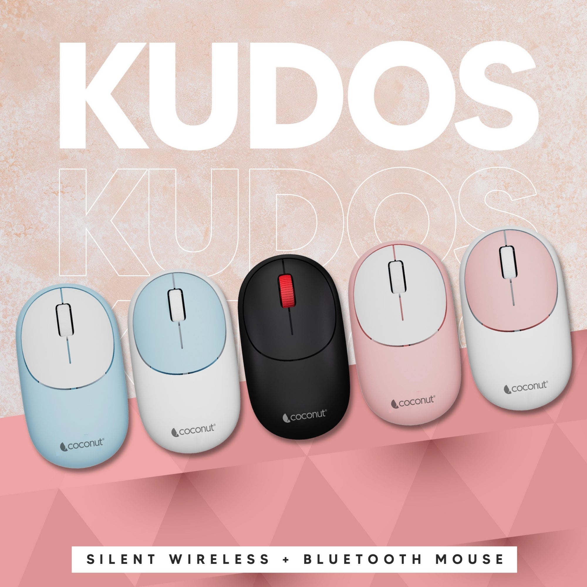 Compact KUDOS WM31 Bluetooth Wireless Mouse in sleek, modern design