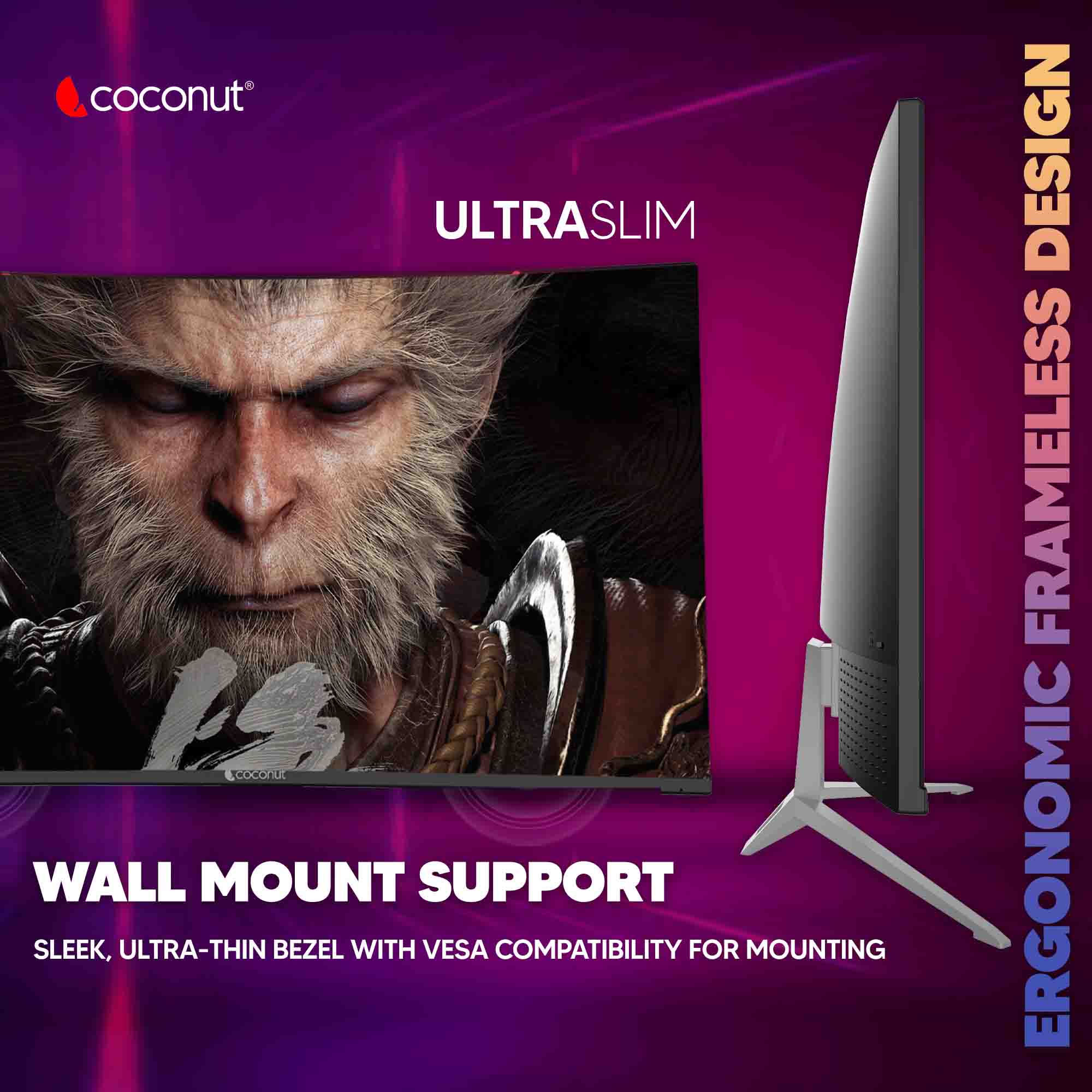 32XC 32-Inch Curved QHD Frameless LED Monitor