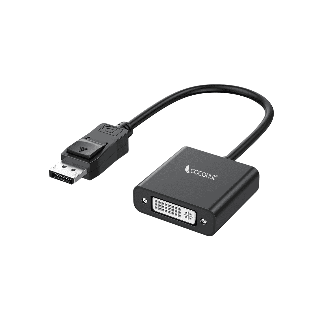 DP to DVI adapter for converting DisplayPort to DVI connection