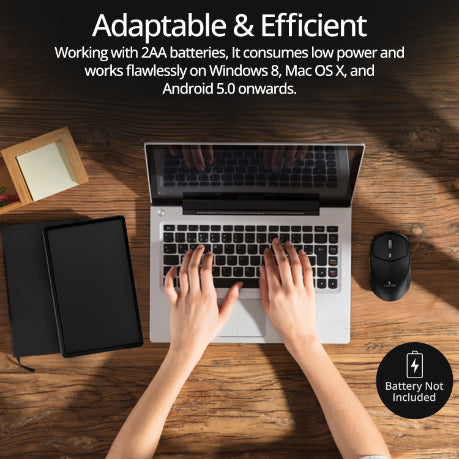 Jade Wireless Mouse with Bluetooth functionality for seamless connectivity