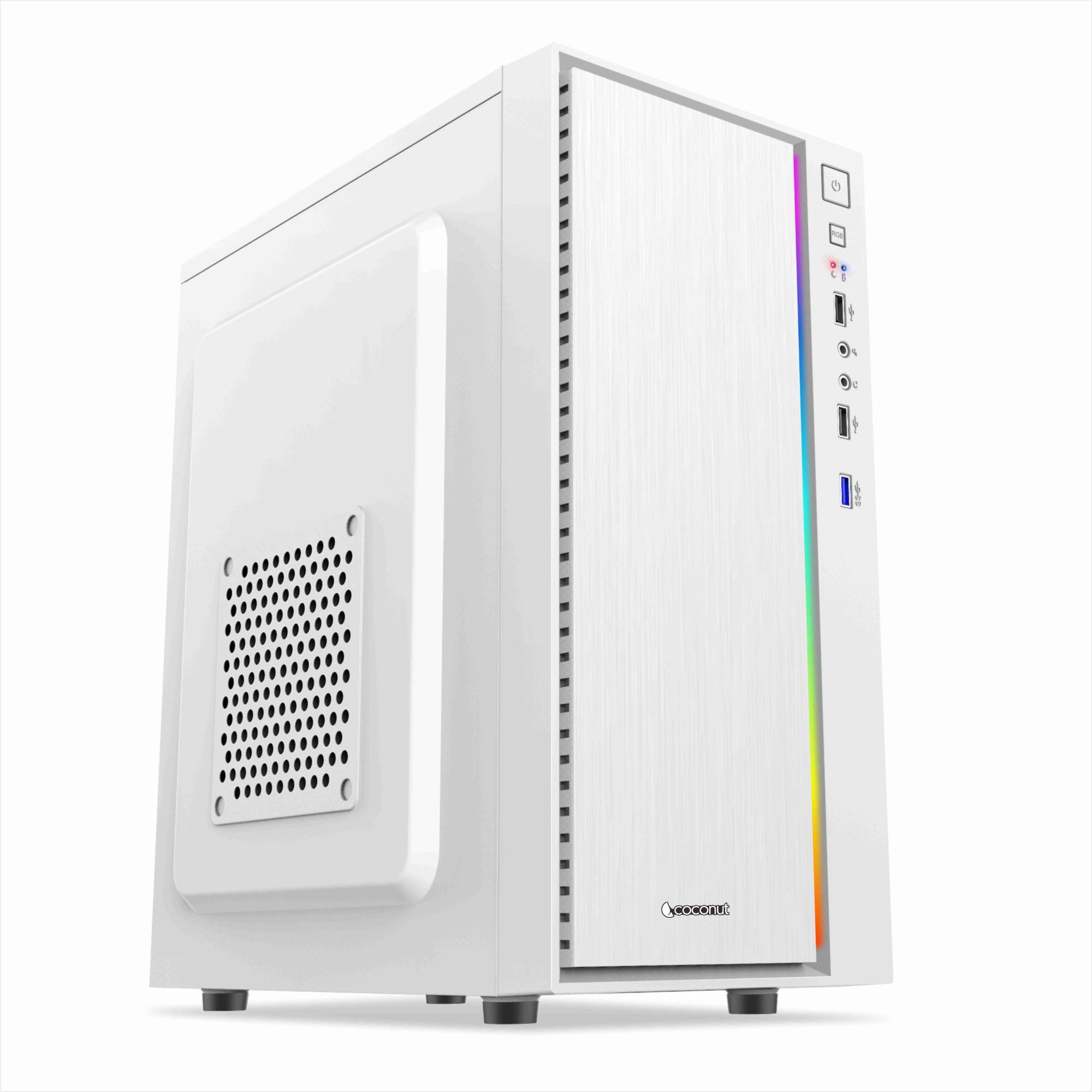 Magic Micro ATX Office Cabinet with SM45 PSU and RGB Front Strip Design