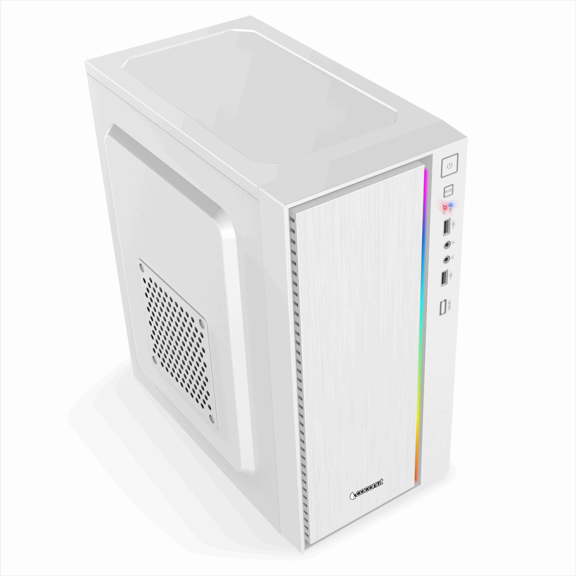 Magic Micro ATX Office Cabinet with SM45 PSU and RGB Front Strip Design