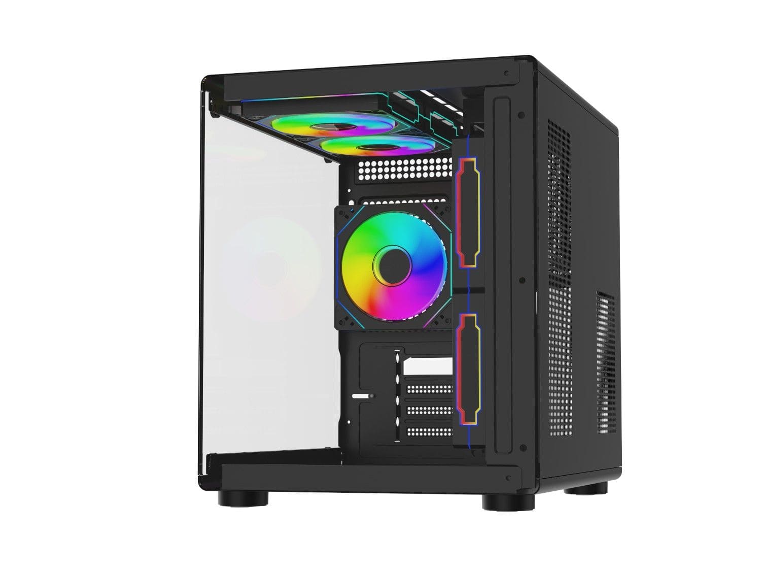 STARK Z15 ARGB Dual Tempered Glass Gaming Cabinet