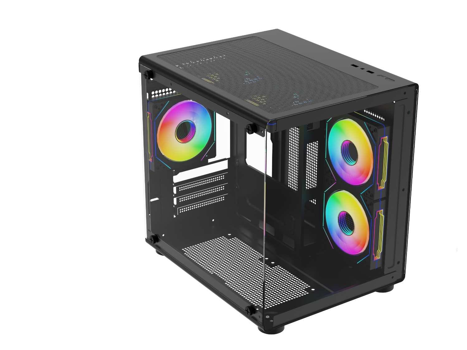 STARK Z15 ARGB Dual Tempered Glass Gaming Cabinet