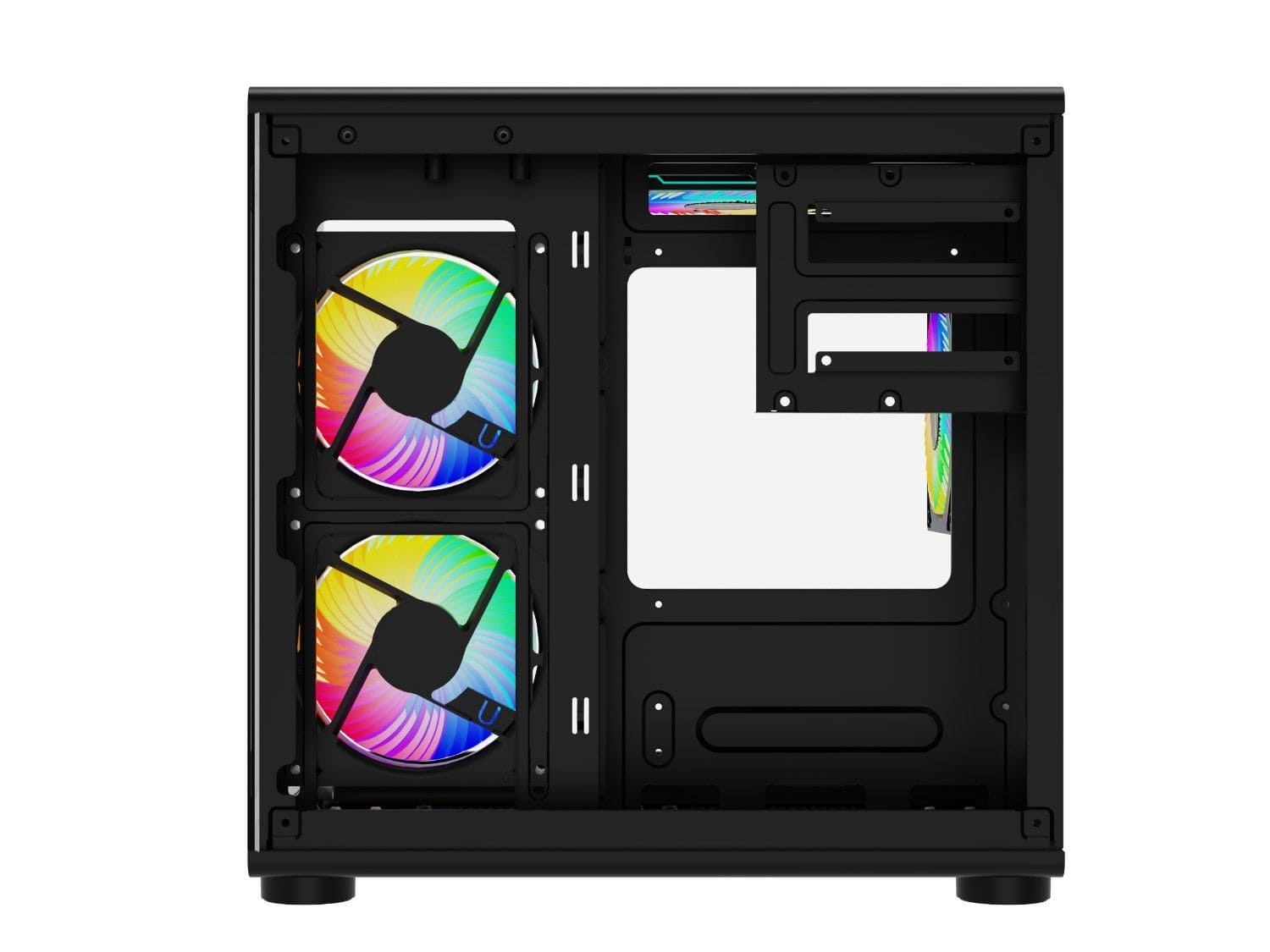 STARK Z15 ARGB Dual Tempered Glass Gaming Cabinet