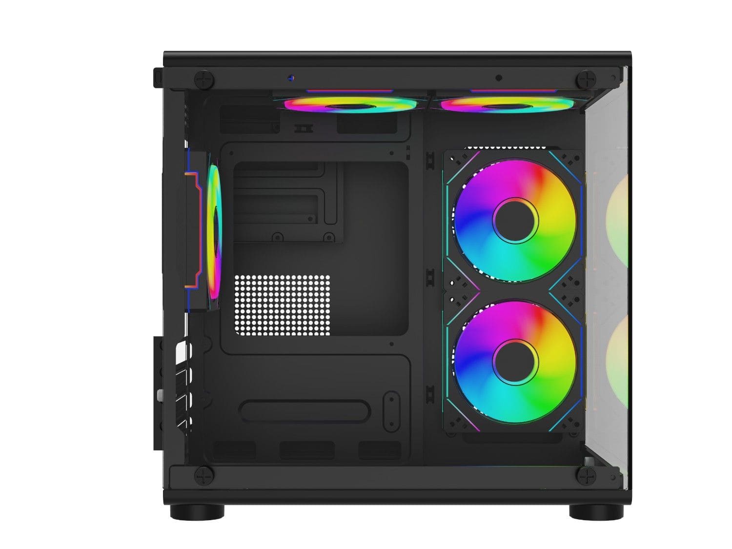 STARK Z15 ARGB Dual Tempered Glass Gaming Cabinet