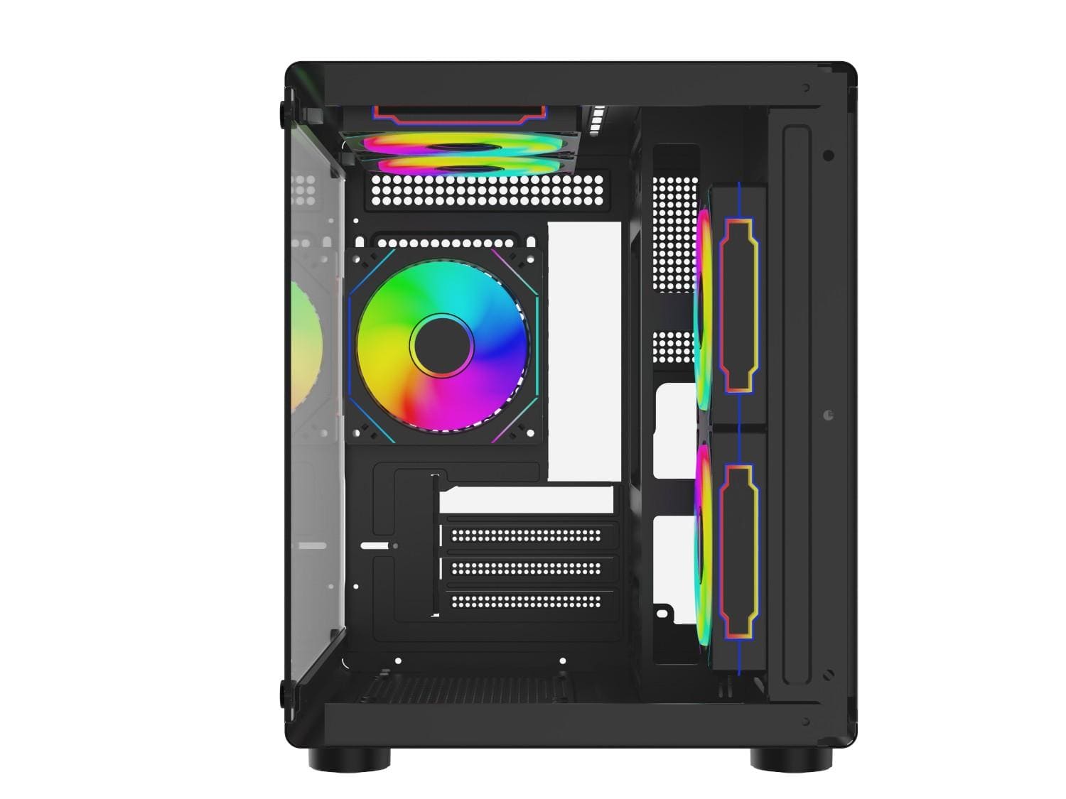 STARK Z15 ARGB Dual Tempered Glass Gaming Cabinet