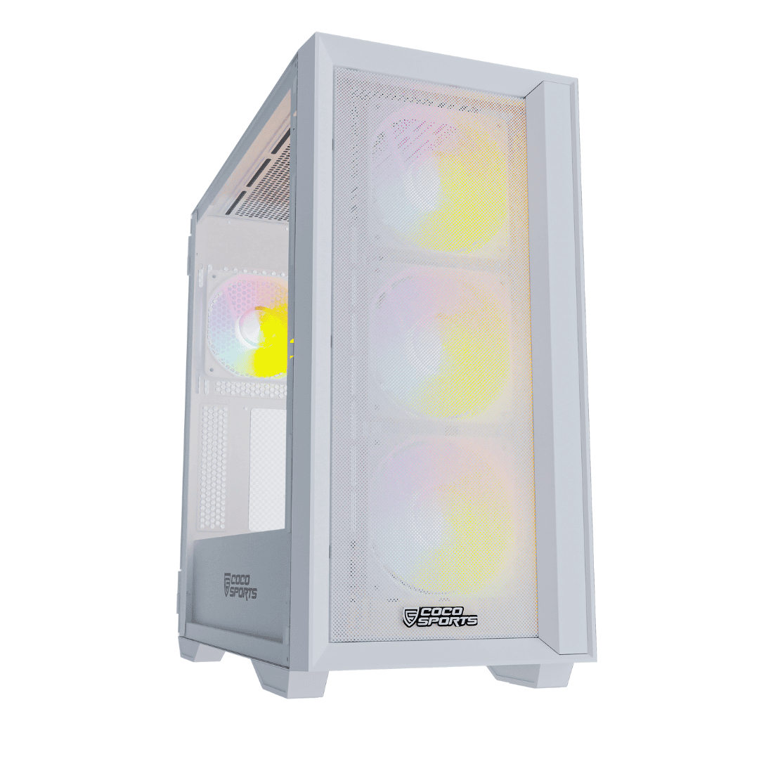 RAMPAGE 4000D Gaming Cabinet, Black & White, E-ATX Motherboard Support