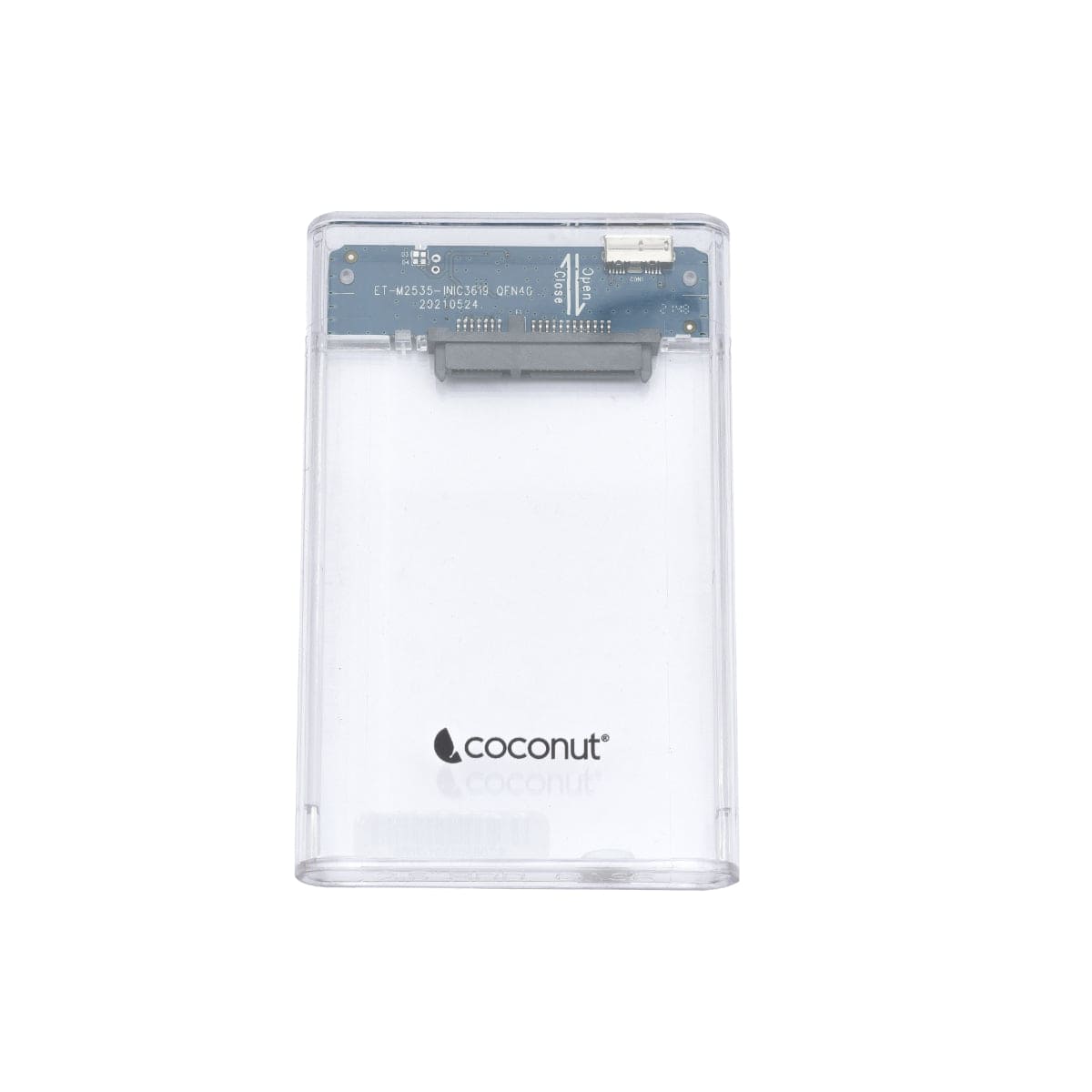 Transparent 2.5'' SATA SSD/HDD USB 2.0 casing for easy drive access