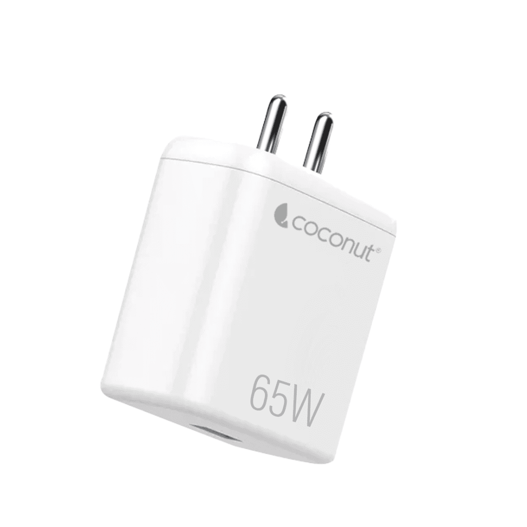 Compact SPEEDO 100-240V adapter with 1 USB, 65W, USB-A support, 50/60Hz