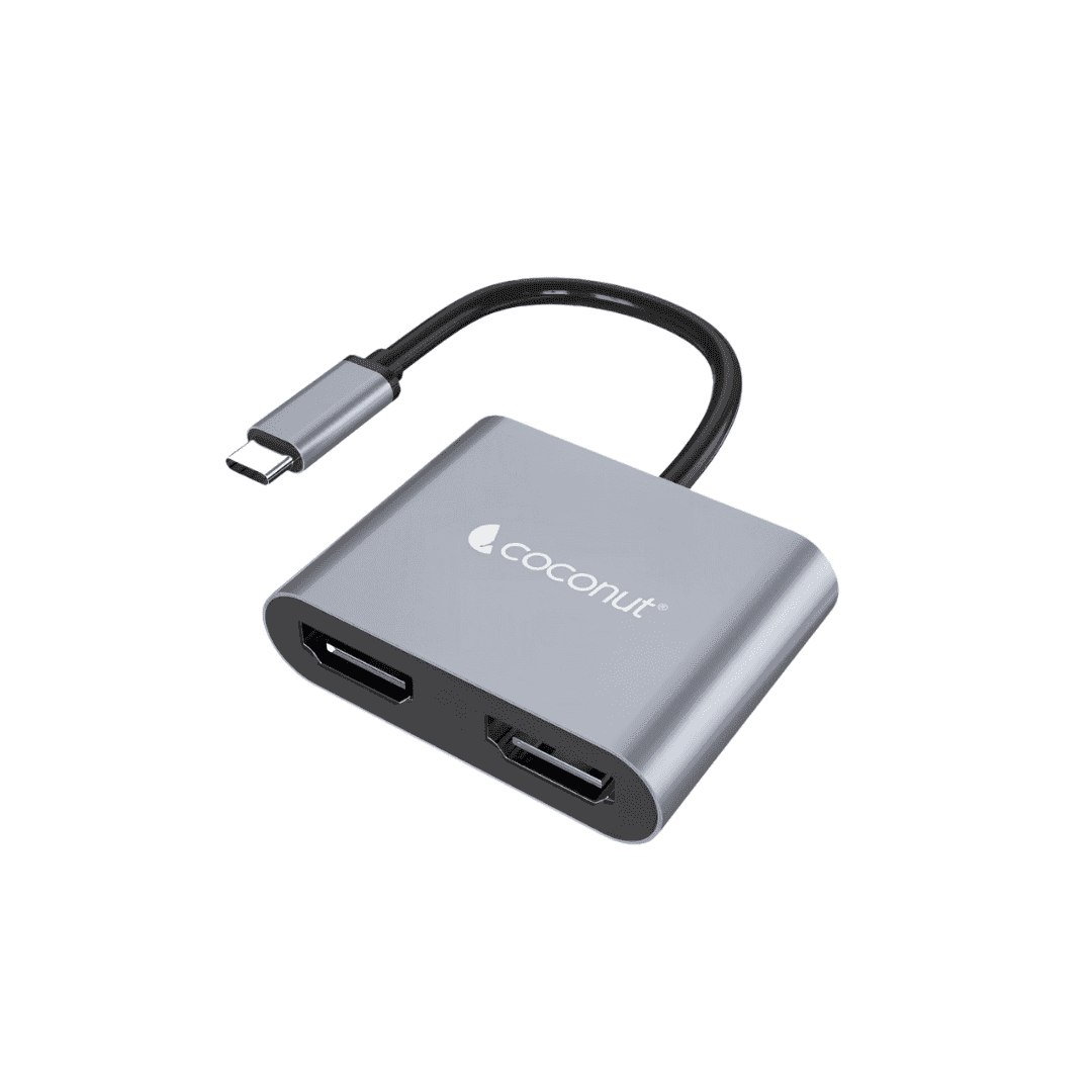 TH02 Type C to Dual HDTV Adapter supporting 2K & 4K resolution