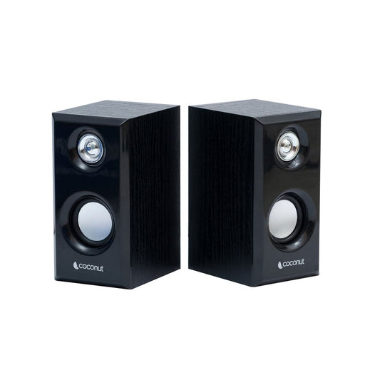 US08 SUPERBass Wooden USB Speaker for Laptop & Computer