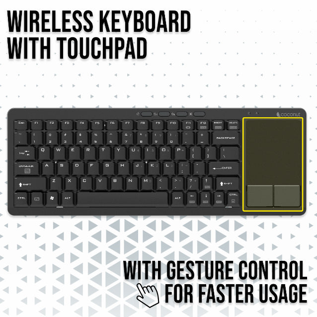 Bravo Wireless Keyboard with Touchpad